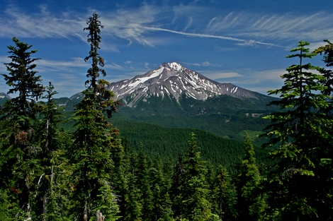 Mt. Jefferson from Triangulation Peak