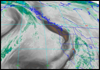 NW USA Water Vapor Satellite